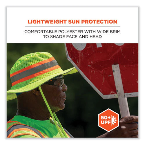 Chill-its 8935ct Hi-vis Pva Ranger Sun Hat, Large/x-large, Lime, Ships In 1-3 Business Days - Image 3