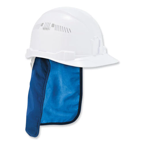 Chill-its 6717ct Cooling Hard Hat Pad And Neck Shade - Pva, 12.5 X 9.75, Blue, Ships In 1-3 Business Days - Image 1