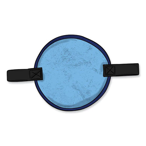 Chill-its 6715ct Hard Hat Cooling Pad - Pva, 7 X 6.5, Blue, Ships In 1-3 Business Days - Image 1