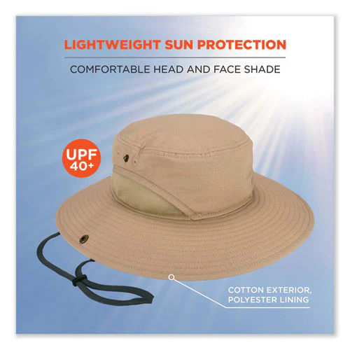 Chill-its 8936 Lightweight Mesh Paneling Ranger Hat, Small/medium, Khaki, Ships In 1-3 Business Days - Image 2