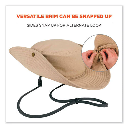 Chill-its 8936 Lightweight Mesh Paneling Ranger Hat, Large/x-large, Khaki, Ships In 1-3 Business Days - Image 3