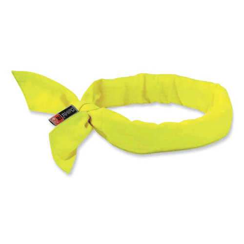 Chill-its 6700fr Fire Resistant Cooling Tie Bandana Headband, One Size Fits Most, Lime, Ships In 1-3 Business Days - Image 2
