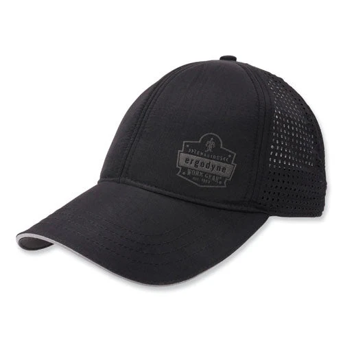 Chill-its 8937 Performance Cooling Baseball Hat, One Size Fits Most, Black, Ships In 1-3 Business Days - Image 1