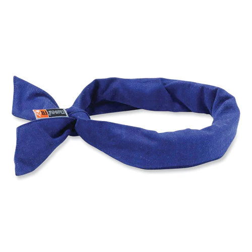 Chill-its 6700fr Fire Resistant Cooling Tie Bandana Headband, One Size Fits Most, Blue, Ships In 1-3 Business Days - Image 3