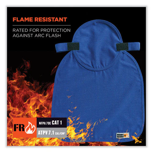 Chill-its 6717fr Fr Cooling Hard Hat Pad And Neck Shade, 12.5 X 9.75, Blue, Ships In 1-3 Business Days - Image 2