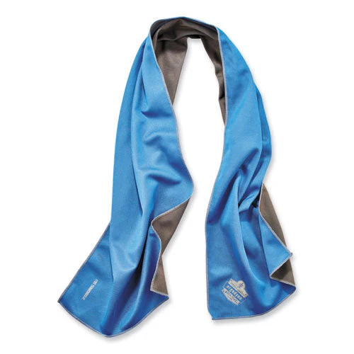 Chill-its 6602mf Evaporative Microfiber Cooling Towel, 40.9 X 9.8, One Size, Microfiber, Blue, Ships In 1-3 Business Days - Image 1