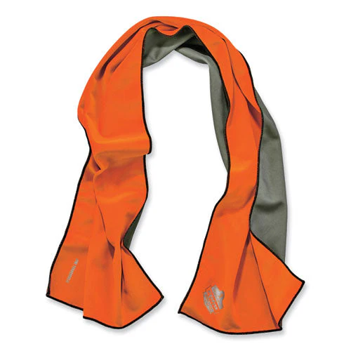 Chill-its 6602mf Evaporative Microfiber Cooling Towel, 40.9 X 9.8, One Size, Microfiber, Orange, Ships In 1-3 Business Days - Image 1