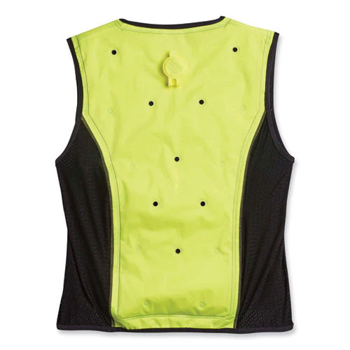 Chill-its 6685 Premium Dry Evaporative Cooling Vest With Zipper, Nylon, 3x-large, Lime, Ships In 1-3 Business Days - Image 3