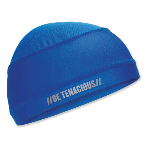 Chill-its 6632 Performance Knit Cooling Skull Cap, Polyester/spandex, One Size Fits Most, Blue, Ships In 1-3 Business Days - Image 1