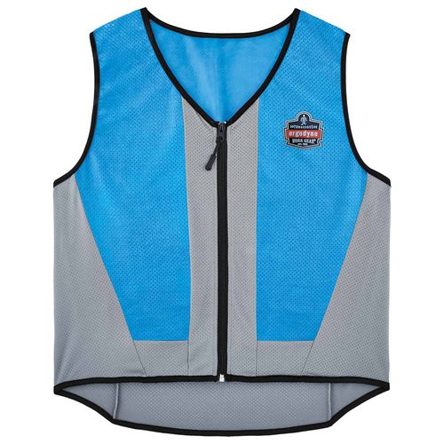 Chill-its 6667 Wet Evaporative Pva Cooling Vest With Zipper, Pva, 3x-large, Blue, Ships In 1-3 Business Days - Image 1