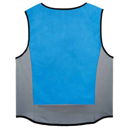 Chill-its 6667 Wet Evaporative Pva Cooling Vest With Zipper, Pva, 4x-large, Blue, Ships In 1-3 Business Days - Image 3