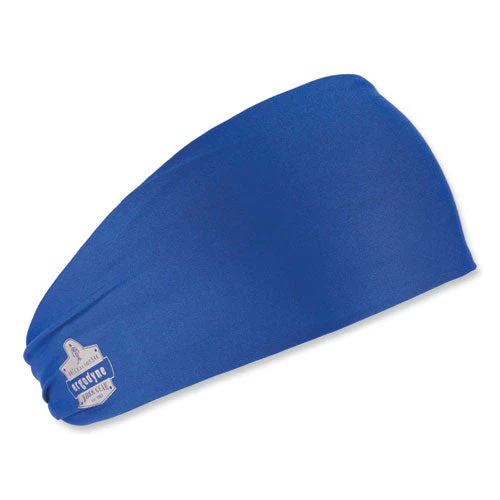Chill-its 6634 Performance Knit Cooling Headband, Polyester/spandex, One Size Fits Most, Blue, Ships In 1-3 Business Days - Image 1