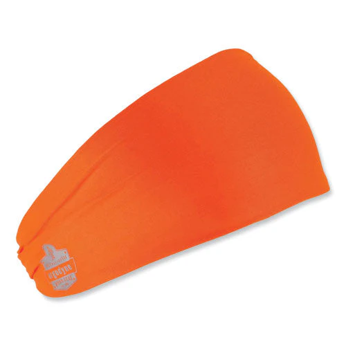 Chill-its 6634 Performance Knit Cooling Headband, Polyester/spandex, One Size Fits Most, Orange, Ships In 1-3 Business Days - Image 1