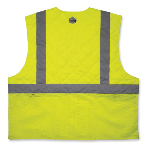 Chill-its 6668 Class 2 Hi-vis Safety Cooling Vest, Polymer, Small, Lime, Ships In 1-3 Business Days - Image 3