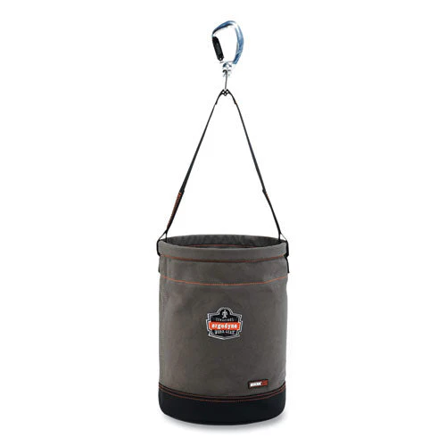 Arsenal 5940 Swiveling Carabiner Canvas Hoist Bucket, 150 Lb, Gray, Ships In 1-3 Business Days - Image 1