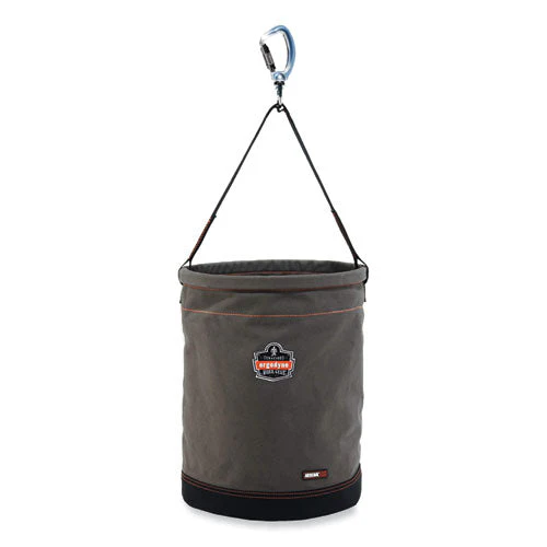 Arsenal 5945 Extra-large Swiveling Carabiner Canvas Hoist Bucket, 150 Lb, Gray, Ships In 1-3 Business Days - Image 1