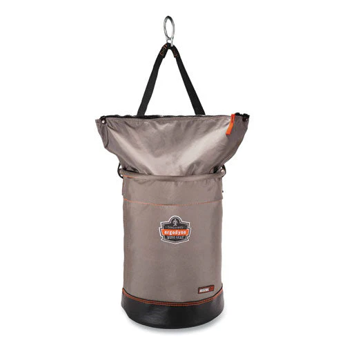 Arsenal 5973 Hoist Bucket Tool Bag With D-rings And Zipper Top, 12.5 X 12.5 X 17, Gray, Ships In 1-3 Business Days - Image 1