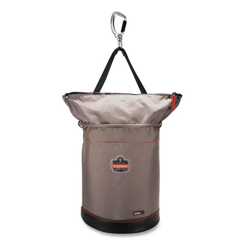 Arsenal 5976 Xl Hoist Bucket Tool Bag With Swiveling Carabiner And Zipper Top, 16 X 16 X 20, Gray, Ships In 1-3 Business Days - Image 1
