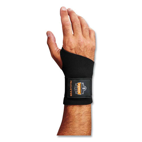 Proflex 670 Ambidextrous Single Strap Wrist Support, Large, Fits Left/right Hand, Black, Ships In 1-3 Business Days - Image 2