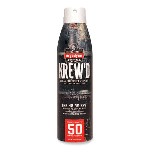 Krewd 6353 Spf 50 Sunscreen Spray, 5.5 Oz Can, Ships In 1-3 Business Days - Image 1