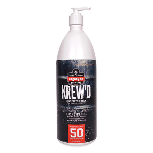 Krewd 6355 Spf 50 Sunscreen Lotion, 32 Oz Pump Bottle, Ships In 1-3 Business Days - Image 1