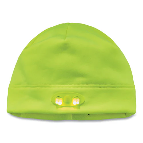 N-ferno 6804 Skull Cap Winter Hat With Led Lights, One Size Fits Mosts, Lime, Ships In 1-3 Business Days - Image 1