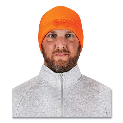N-ferno 6804 Skull Cap Winter Hat With Led Lights, One Size Fits Most, Orange, Ships In 1-3 Business Days - Image 2