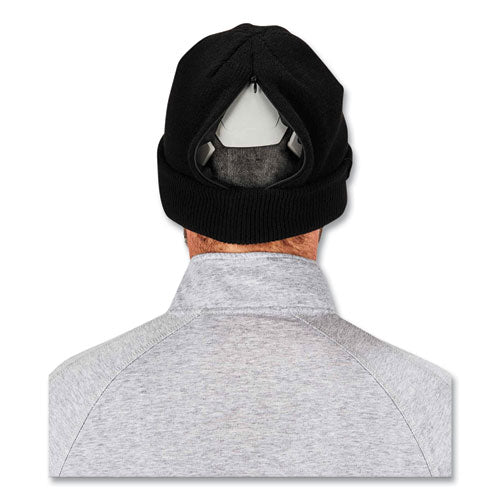 N-ferno 6811zi Rib Knit Hat + Bump Cap Insert, One Size Fits Most, Black, Ships In 1-3 Business Days - Image 3