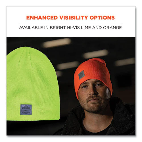 N-ferno 6812 Rib Knit Beanie, One Size Fits Most, Orange, Ships In 1-3 Business Days - Image 2