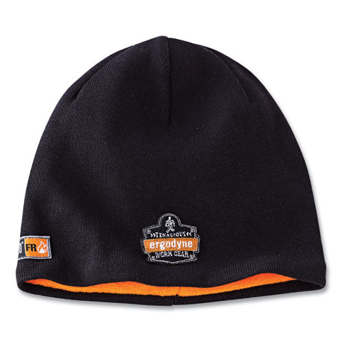 N-ferno 6820 Fr Cotton Fleece Knit Hat, One Size Fits Most, Black, Ships In 1-3 Business Days - Image 1