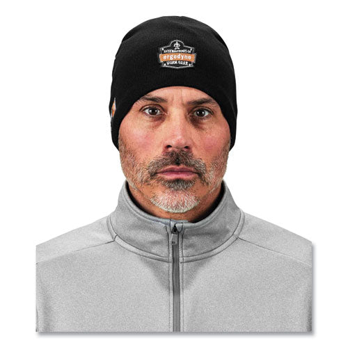 N-ferno 6820 Fr Cotton Fleece Knit Hat, One Size Fits Most, Black, Ships In 1-3 Business Days - Image 2