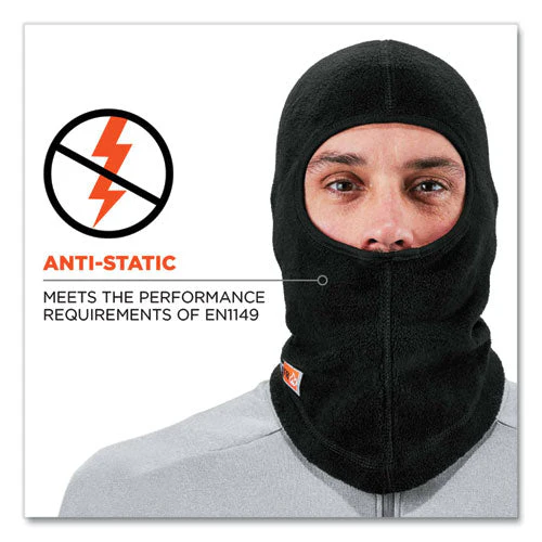 N-ferno 6828 Modacrylic Blend Fr Fleece Balaclava Face Mask, One Size Fits Most, Black, Ships In 1-3 Business Days - Image 3