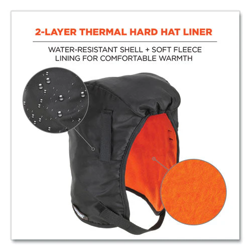 N-ferno 6840 2-layer Poly Regular Winter Liner, Fleece/polyester, One Size Fits Most, Black, Ships In 1-3 Business Days - Image 2
