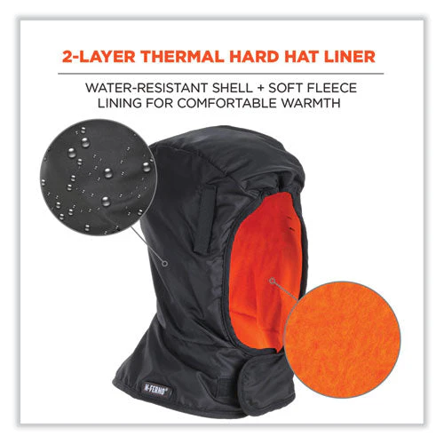 N-ferno 6842 2-layer Poly Shoulder Winter Liner, Fleece/polyester, One Size Fits Most, Black, Ships In 1-3 Business Days - Image 3