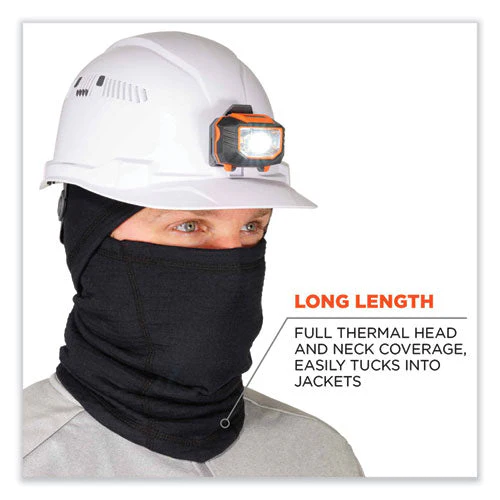 N-ferno 6847 Fr Dual Compliant Balaclava Face Mask, Polartec Fr Power Grid Fleece, One Size, Black,ships In 1-3 Business Days - Image 3