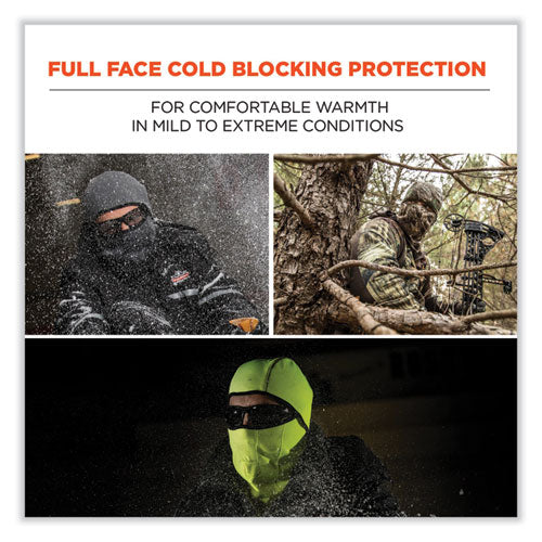 N-ferno 6823 Hinged Balaclava Face Mask, Fleece, One Size Fits Most, Navy, Ships In 1-3 Business Days - Image 2