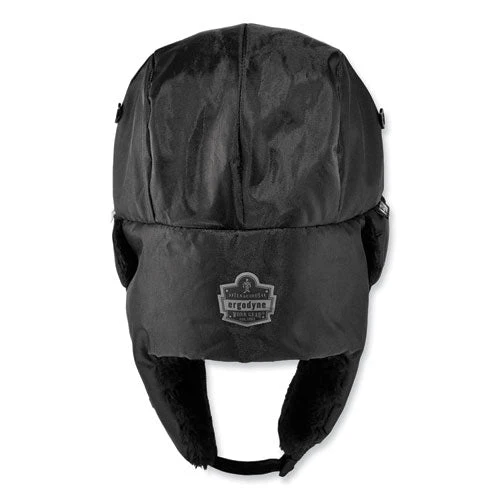 N-ferno 6802z Zippered Trapper Hat, Small/medium, Black, Ships In 1-3 Business Days - Image 2