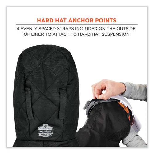 N-ferno 6878 3-layer Winter Liner + Mouthpiece Kit, Fleece/neoprene/polyester, One Size, Black, Ships In 1-3 Business Days - Image 2