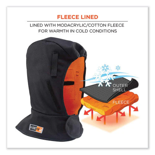 N-ferno 6882 2-layer Fr Cotton Shoulder Winter Liner, Modacrylic Cotton, One Size Fit Most, Black, Ships In 1-3 Business Days - Image 2
