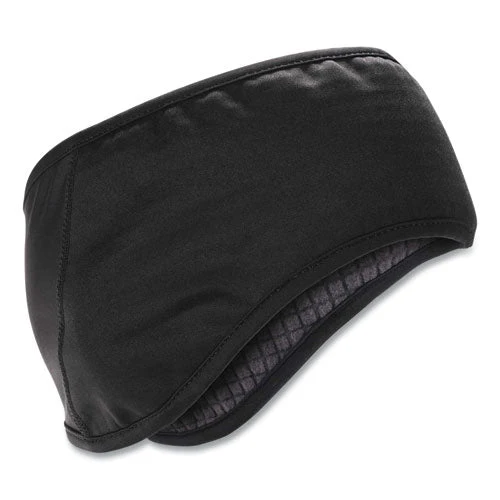 N-ferno 6887 2-layer Winter Headband, Spandex/fleece, One Size Fits Most, Black, Ships In 1-3 Business Days - Image 1