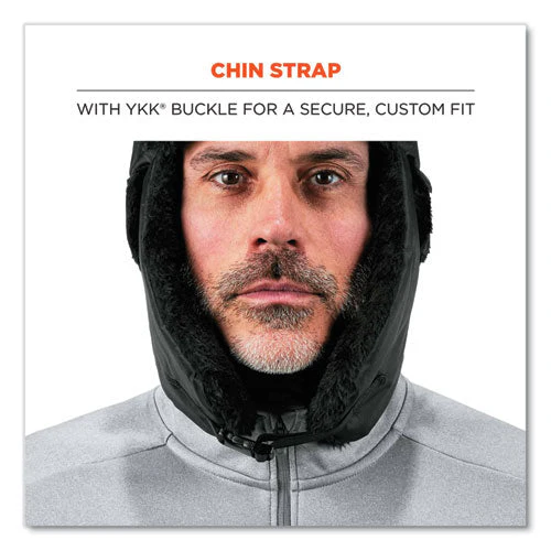 N-ferno 6802zi Zipper Trapper Hat + Universal Bump Cap, S/m, Black, Ships In 1-3 Business Days - Image 2