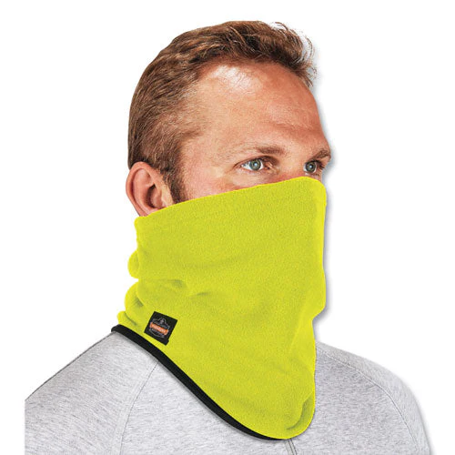 N-ferno 6960 Fleece Neck Gaiter, Fleece, One Size Fits Most, Hi-vis Lime, Ships In 1-3 Business Days - Image 3