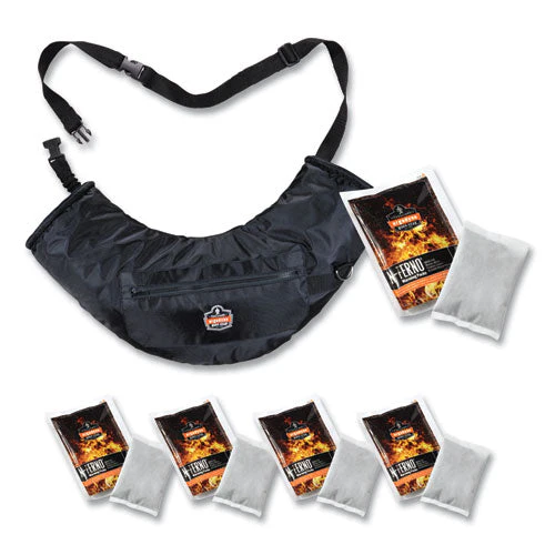 N-ferno 6980 Winter Hand Warmer Muff Kit With 5 Hand Warmer Packets, Nylon/fleece/neoprene, Black, Ships In 1-3 Business Days - Image 1