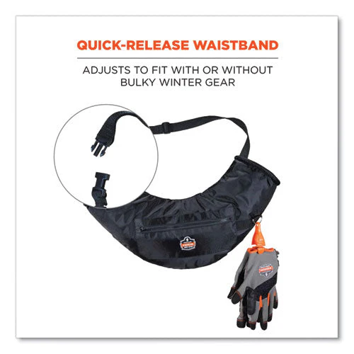 N-ferno 6980 Winter Hand Warmer Muff Kit With 5 Hand Warmer Packets, Nylon/fleece/neoprene, Black, Ships In 1-3 Business Days - Image 3