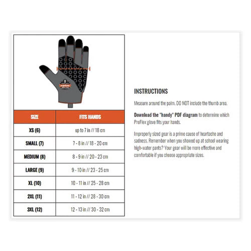 Proflex 9003 Certified Lightweight Av Gloves, Black X-large, Pair, Ships In 1-3 Business Days - Image 3