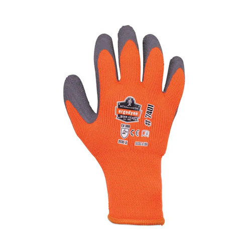 Proflex 7401 Coated Lightweight Winter Gloves, Orange, Large, Pair, Ships In 1-3 Business Days - Image 2