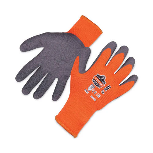 Proflex 7401 Coated Lightweight Winter Gloves, Orange, 2x-large, Pair, Ships In 1-3 Business Days - Image 1