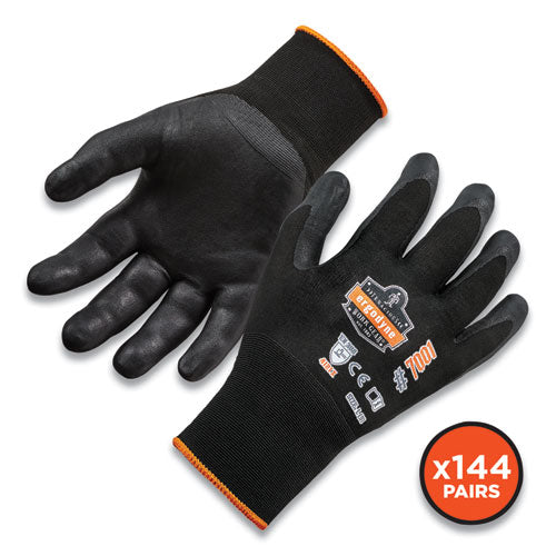 Proflex 7001-case Nitrile Coated Gloves, Black, Medium, 144 Pairs/carton, Ships In 1-3 Business Days - Image 3