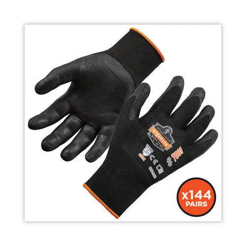Proflex 7001 Nitrile-coated Gloves, Black, Large, 144 Pairs/pack, Ships In 1-3 Business Days - Image 2