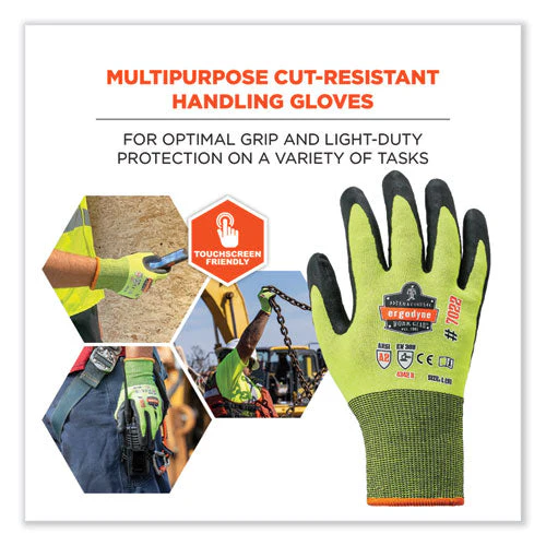 Proflex 7022-case Ansi A2 Coated Cr Gloves Dsx, Lime, Small, 144 Pairs/carton, Ships In 1-3 Business Days - Image 2